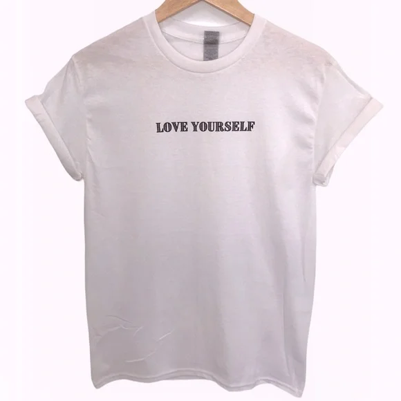 LOVE YOURSELF Unisex Adult 100% Cotton T-Shirts - Various - Picture 4 of 9
